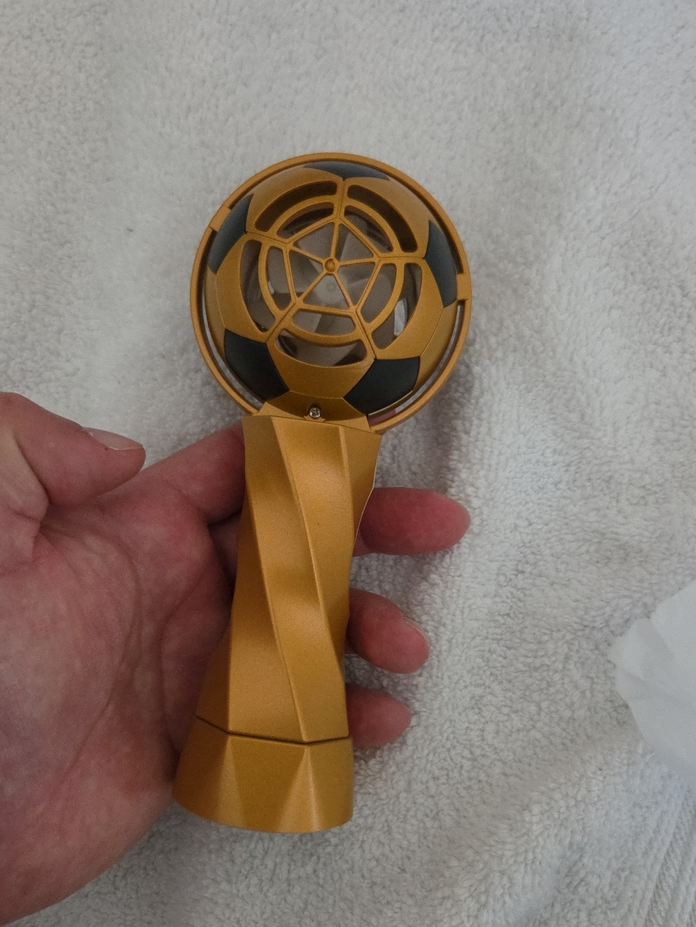 High-Speed Portable Handheld Fan - Gold - Picture 7 of 7